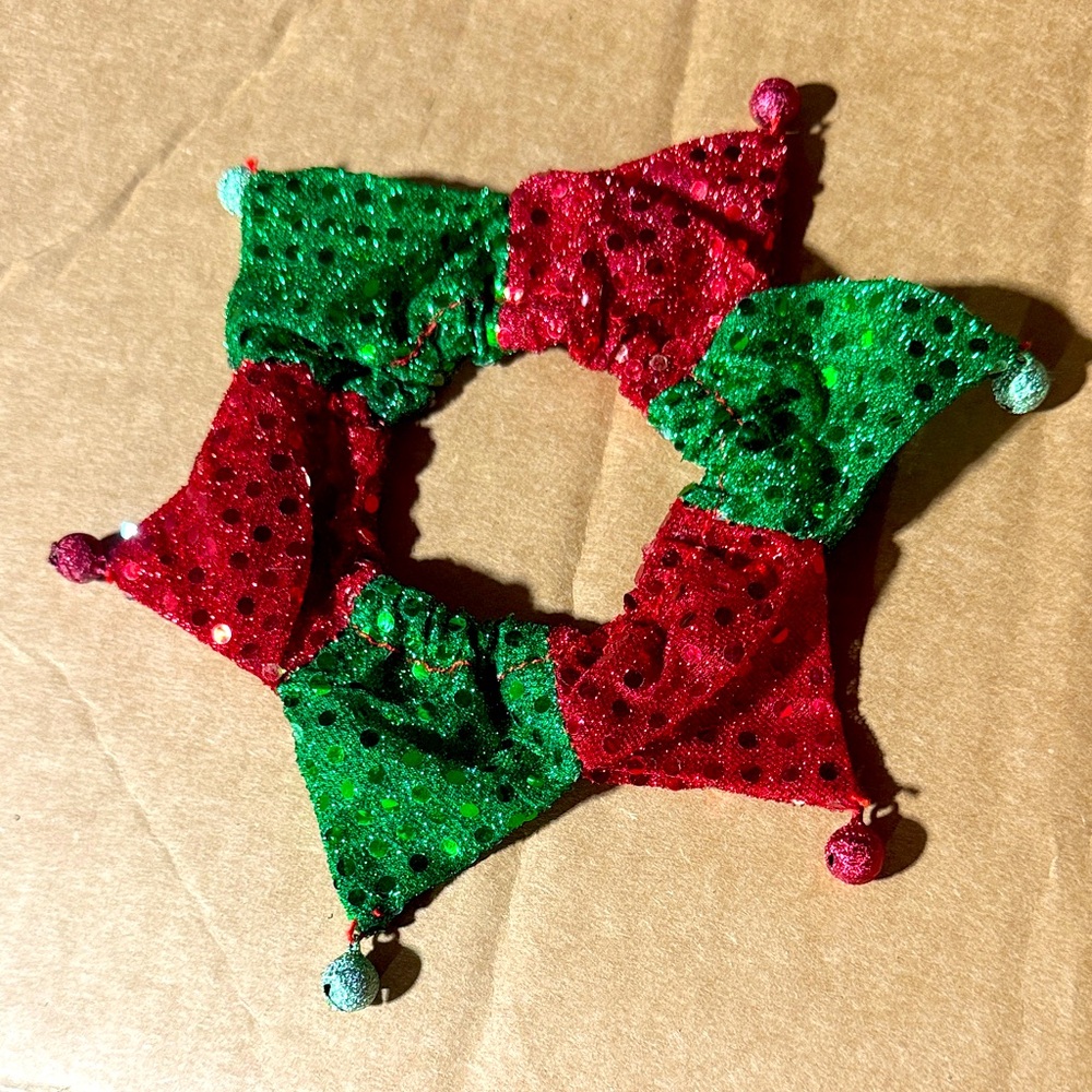 Pet holiday scarf